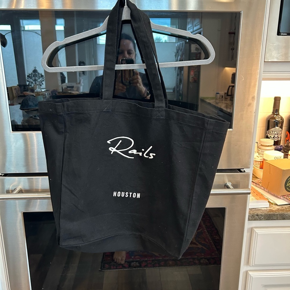 Rails Houston Black Tote Bag, GUC